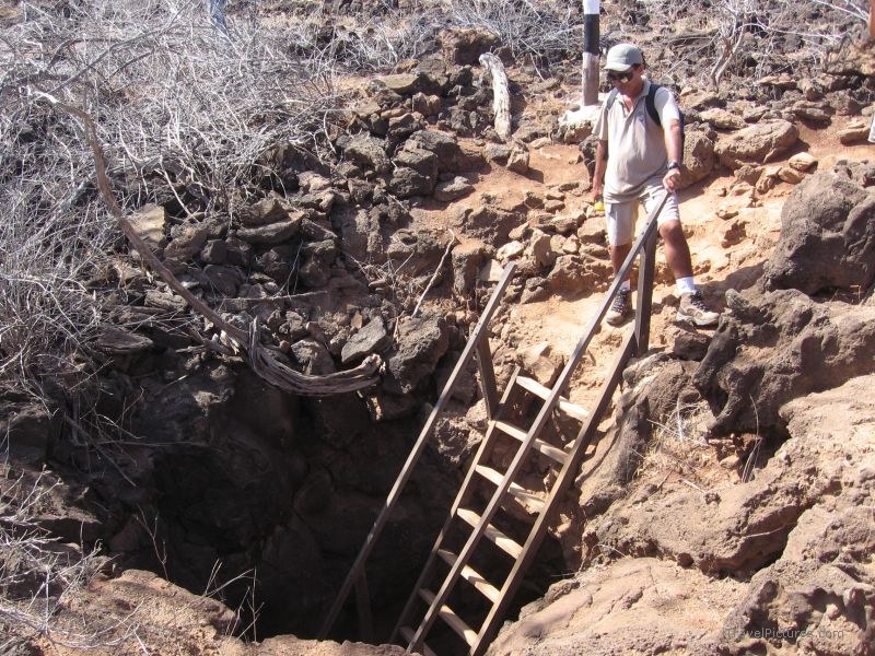 lava tube cave ladder guide